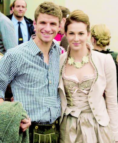 Klaudia Muller's son, Thomas Muller, and daughter in law, Lisa Muller.